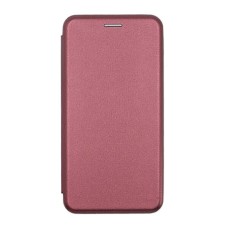 Чохол-книжка Realme C33, Premium Leather, Бордовий