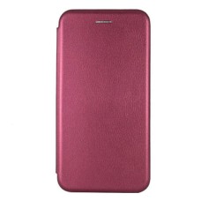 Чохол-книжка Xiaomi Poco M3 Pro, Redmi Note 10 5G, Premium Leather, Бордовий