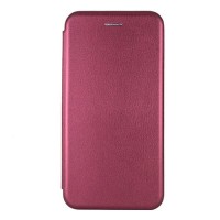 Чохол-книжка Samsung J710 Galaxy J7, Premium Leather, Бордовий