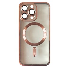 Чохол Apple iPhone 15 Pro Max, FIBRA Chrome, Rose Gold, Рожевий