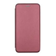 Чохол-книжка Xiaomi Poco C40, Premium Leather, Бордовий