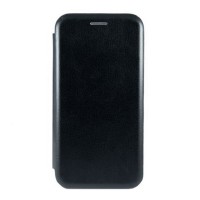 Чехол-книжка Realme C35, Premium Leather, Черный