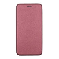 Чехол-книжка Xiaomi Poco M5, Premium Leather, Бордовый