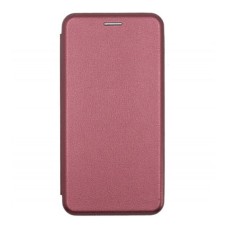 Чохол-книжка Xiaomi Redmi 10C, Premium Leather, Бордовий