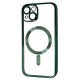 Чохол Apple iPhone 14, FIBRA Chrome, MagSafe, Зелений