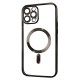 Чехол Apple iPhone 12 Pro Max, FIBRA Chrome, MagSafe, Черный