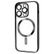 Чехол Apple iPhone 14 Pro, FIBRA Chrome, MagSafe, Черный