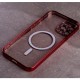 Чохол Apple iPhone 14 Pro Max, FIBRA Chrome, MagSafe, Червоний