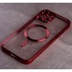 Чохол Apple iPhone 14 Pro, FIBRA Chrome, MagSafe, Червоний