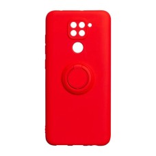 Чохол Xiaomi Redmi Note 9, Ring Color, Червоний