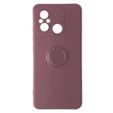 Чохол Xiaomi Redmi 12C, Ring Color, Cherry Purple, Фіолетовий