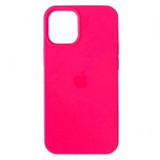 Чохол Apple iPhone 12, Original Soft Case, Shiny Pink, Рожевий