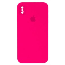 Чохол Apple iPhone X, iPhone XS, Original Soft Case, Barbie Pink, Рожевий