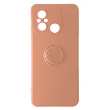 Чохол Xiaomi Redmi 12C, Ring Color, Рожевий