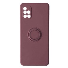 Чохол Samsung A715 Galaxy A71, Ring Color, Cherry Purple, Фіолетовий