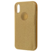 Чохол Apple iPhone X, iPhone XS, Glitter Shine Case, Золотий