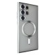Чехол Samsung S926 Galaxy S24 Plus, Fashion Full Camera, MagSafe, Серебряный