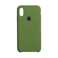 Чохол Apple iPhone X, iPhone XS, Original Soft Case, Army Green, Зелений