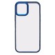 Чехол Apple iPhone 14 Plus, Aluminum Camera Frame, Темно-Синий, Синий