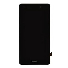 Дисплей Huawei Ascend P8 Lite, (High quality), з сенсором, з рамкою, IPS, Чорний