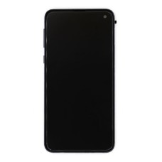 Дисплей Samsung G970 Galaxy S10e, з сенсором, з рамкою, Super Amoled, Чорний