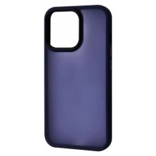 Чохол Apple iPhone 13 Pro, Wave Matte Colorful Case, Dark Blue, Синій