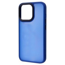 Чохол Apple iPhone 14 Pro Max, Wave Matte Colorful Case, Синій