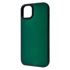 Чохол Apple iPhone 13 Pro, Wave Matte Colorful Case, Dark Green, Зелений