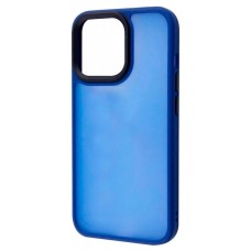 Чохол Apple iPhone 15 Plus, Wave Matte Colorful Case, Синій