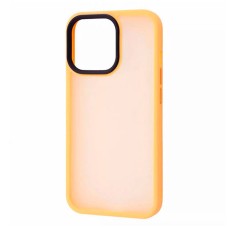 Чохол Apple iPhone 15 Pro Max, Wave Matte Colorful Case, Помаранчевий