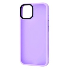 Чохол Apple iPhone 15 Plus, Wave Matte Colorful Case, Light Purple, Фіолетовий