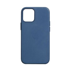 Чохол Apple iPhone 12, iPhone 12 Pro, Leather Case Color, MagSafe, Синій