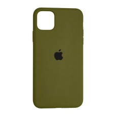 Чохол Apple iPhone 11 Pro, Original Soft Case, Темно-зелений, Зелений