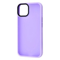 Чохол Apple iPhone 14 Pro, Wave Matte Colorful Case, Light Purple, Фіолетовий