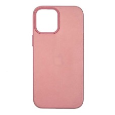 Чохол Apple iPhone 12 Pro Max, Leather Case Color, MagSafe, Рожевий