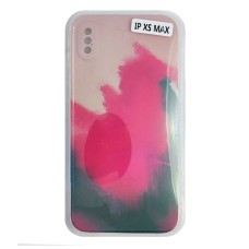 Чохол Apple iPhone XS Max, Silicone Water Print, Червоний