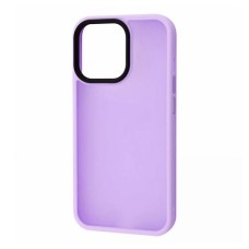 Чохол Apple iPhone 12, iPhone 12 Pro, Wave Matte Colorful Case, Light Purple, Фіолетовий