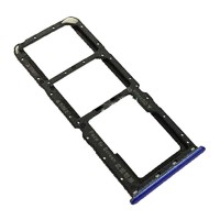Слот SIM-карти (лоток) OPPO Realme X2, з роз'ємом карти пам'яті, Синій