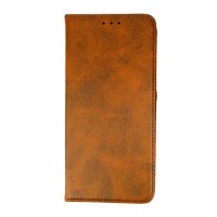 Чохол-книжка Samsung A035 Galaxy A03, Leather Case Fold, Коричневий