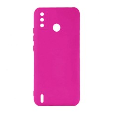 Чохол Tecno Spark 6 Go, Soft Silicone Case Full, Малиновий