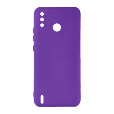 Чохол Tecno Spark 6 Go, Soft Silicone Case Full, Бузковий