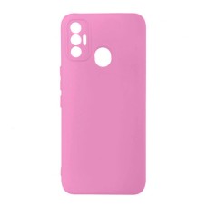 Чохол Tecno Spark 7, Soft Silicone Case Full, Рожевий