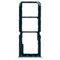 Слот SIM-карты (лоток) OPPO Realme C25Y, с разъемом карты памяти, Синий