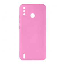 Чохол Tecno Spark 6 Go, Soft Silicone Case Full, Рожевий