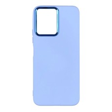 Чохол Samsung A145 Galaxy A14, Silicone Cover Metal Frame, Sky Blue, Синій