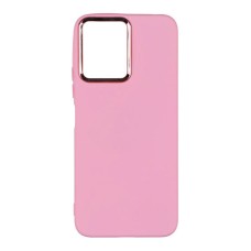 Чохол Xiaomi Redmi Note 12 Pro Plus, Silicone Cover Metal Frame, Light Pink, Рожевий