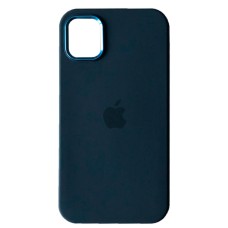 Чохол Apple iPhone 13 Pro, Metal Soft Case, Midnight Blue, Синій