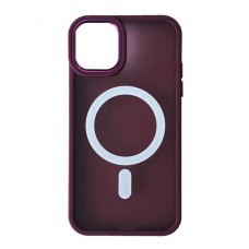 Чохол Apple iPhone 11, Matte Guard, Marsala, MagSafe, Бордовий