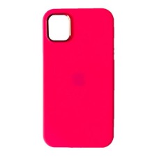 Чохол Apple iPhone 14 Pro Max, Metal Soft Case, Hot Pink, Рожевий