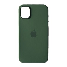 Чохол Apple iPhone 14 Pro Max, Metal Soft Case, Dark Green, Зелений